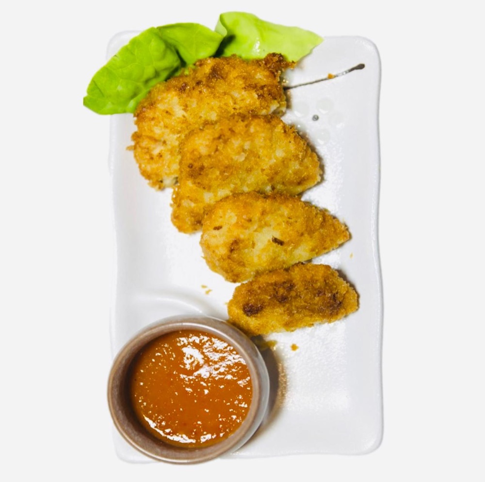 Pollo fritto con salsa agrodolce